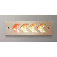 附LED 18 珠 彩色崁入式階梯車道壁燈 PLD-L47375