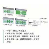 LED 3.7W 緊急照明燈/雙向 LED-28009