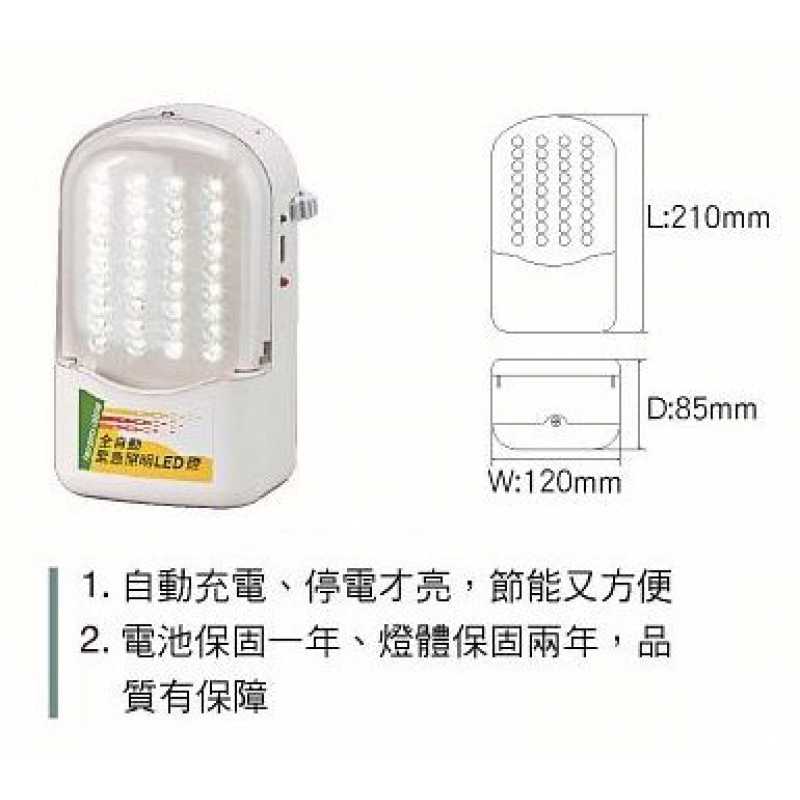 LED 2.52W 緊急照明燈 LED-28010
