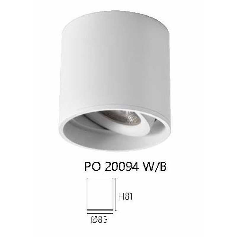 可轉角度筒燈 飛利浦LED 10W PO-20094W
