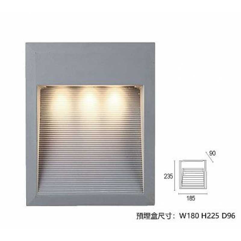 LED 3W黃光 崁入式階梯車道步道燈 PLD-G11051