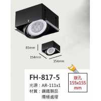 AR111 15W無邊框盒燈/崁孔155X155mm FH- 817-5CC