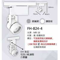 MR16 10W軌道燈 FH- 824-4C