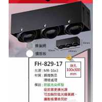 MR16 5W防眩光無邊框盒燈/崁孔100X300mm FH- 829-17A