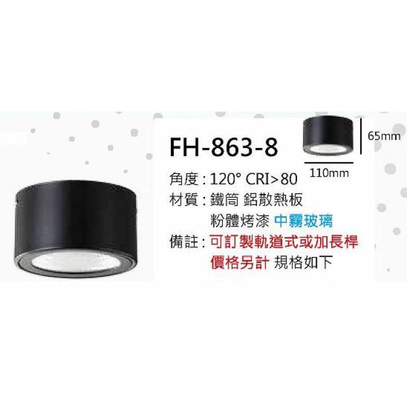 模組式 9W筒燈 FH- 863-8A