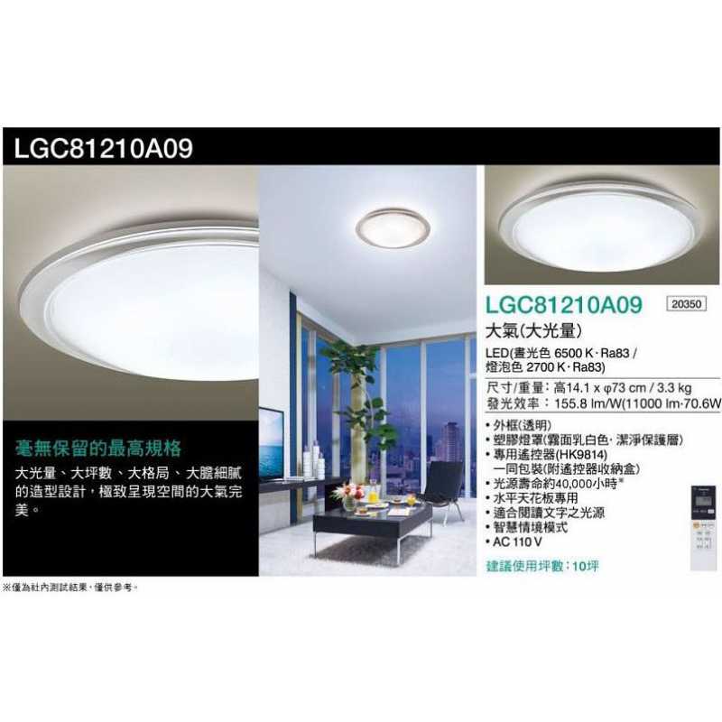 日本原裝進口國際牌 大光量 (大氣)70.6W LED遙控調光調色吸頂燈
